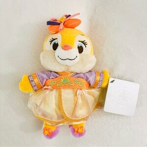 New Shanghai Disney 2022 Chip 'n' Dale Clarice Mid-Autumn Festival plush mascot
